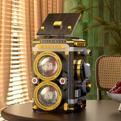 ZHEGAO 662040 MÁY ẢNH CỔ ĐIỂN bộ đồ chơi xếp lắp ráp ghép mô hình Creator Sáng Tạo 630 khối