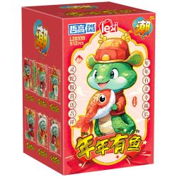 ZHEGAO LZ8335 8335 6 ĐẠI VẬN CHO TUỔI TỴ TĂNG TRƯỞNG ĐỀU ĐẶN CÁ HÀNG NĂM NGHĨ ĐẾN RẮN CAM MANG LẠI THỊNH VƯỢNG RỒNG MAY MẮN PHÚ QUÝ CẦU bộ đồ chơi xếp lắp ráp ghép mô hình Creator Sáng Tạo 3181 khối