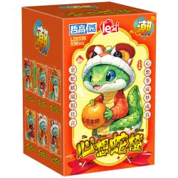 ZHEGAO LZ8335 8335 6 ĐẠI VẬN CHO TUỔI TỴ TĂNG TRƯỞNG ĐỀU ĐẶN CÁ HÀNG NĂM NGHĨ ĐẾN RẮN CAM MANG LẠI THỊNH VƯỢNG RỒNG MAY MẮN PHÚ QUÝ CẦU bộ đồ chơi xếp lắp ráp ghép mô hình Creator Sáng Tạo 3181 khối