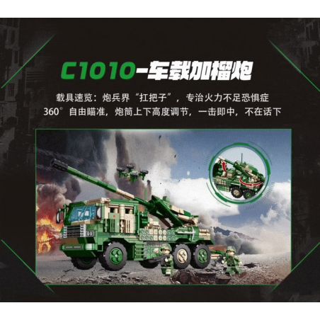 WOMA C1010 1010 LỮ ĐOÀN TỔNG HỢP CÀI ĐẶT LẠI LỰU ĐẠN XE HƠI bộ đồ chơi xếp lắp ráp ghép mô hình Military Army Quân Sự Bộ Đội 751 khối