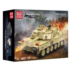 MouldKing 20037 Mould King 20037 XE TĂNG CHIẾN ĐẤU CHỦ LỰC CHALLENGER 2 bộ đồ chơi xếp lắp ráp ghép mô hình Military Army CHALLENGER 2 MAIN BATTLE TANK Quân Sự Bộ Đội 1127 khối