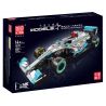 MouldKing 13171 Mould King 13171 ĐỘI MEBEN F1 ĐUA XE CÔNG THỨC bộ đồ chơi xếp lắp ráp ghép mô hình Technic AMG FORMULA ONE RACING CAR Kỹ Thuật Công Nghệ Cao Mô Hình Phương Tiện 1257 khối