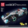 MouldKing 13171 Mould King 13171 ĐỘI MEBEN F1 ĐUA XE CÔNG THỨC bộ đồ chơi xếp lắp ráp ghép mô hình Technic AMG FORMULA ONE RACING CAR Kỹ Thuật Công Nghệ Cao Mô Hình Phương Tiện 1257 khối