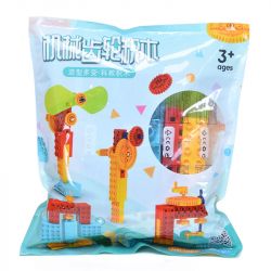 GOROCK 1008 BỘ BÁNH RĂNG bộ đồ chơi xếp lắp ráp ghép mô hình Duplo Khối Lớn 50 khối