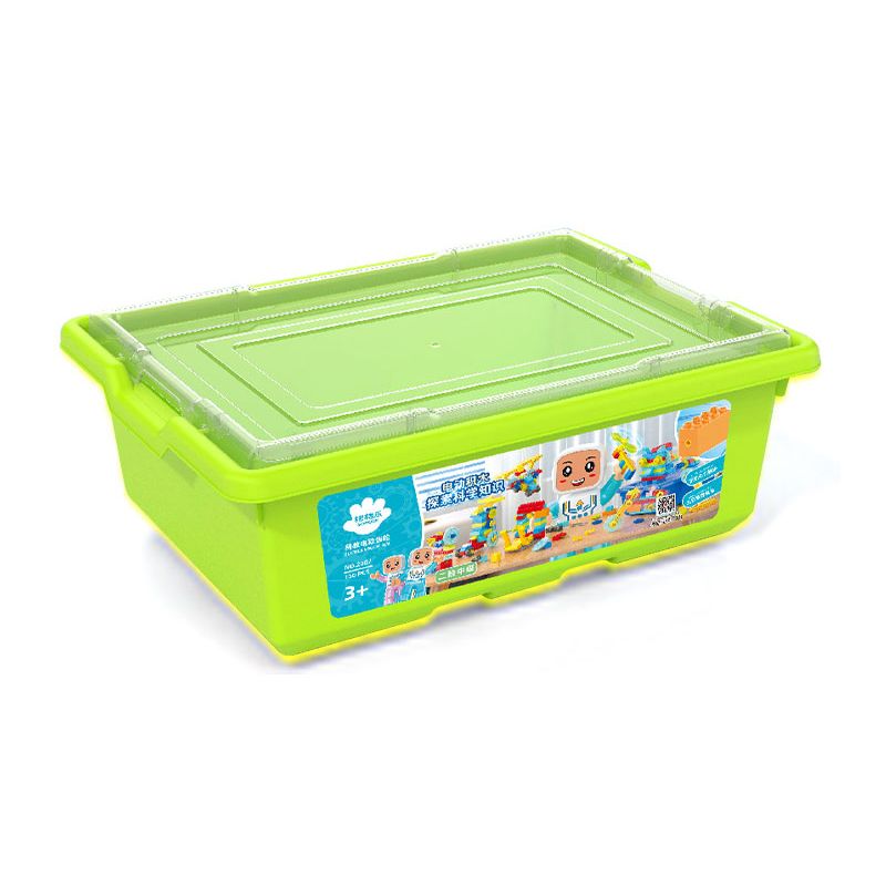 GOROCK 2007 THỨ HAI -THỨ TỰ bộ đồ chơi xếp lắp ráp ghép mô hình Duplo Khối Lớn 130 khối