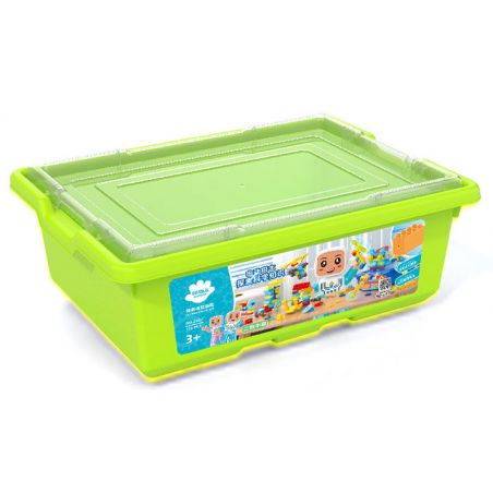 GOROCK 2007 THỨ HAI -THỨ TỰ bộ đồ chơi xếp lắp ráp ghép mô hình Duplo Khối Lớn 130 khối