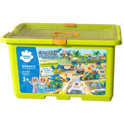 GOROCK 2305 LẬP TRÌNH CẤP 3 bộ đồ chơi xếp lắp ráp ghép mô hình Duplo Khối Lớn 214 khối