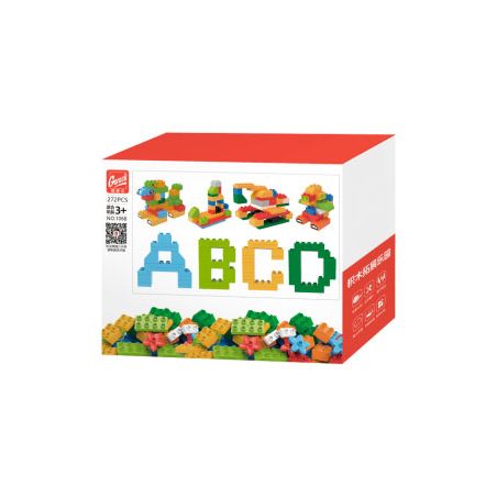 GOROCK 1068 CÁC HẠT CƠ BẢN bộ đồ chơi xếp lắp ráp ghép mô hình Duplo Khối Lớn 272 khối