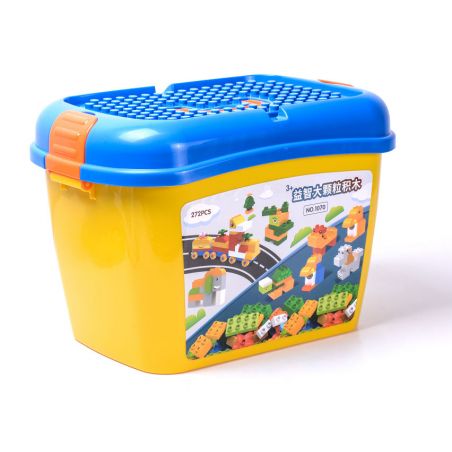 GOROCK 1070 XÔ HẠT CƠ BẢN bộ đồ chơi xếp lắp ráp ghép mô hình Duplo Khối Lớn 272 khối