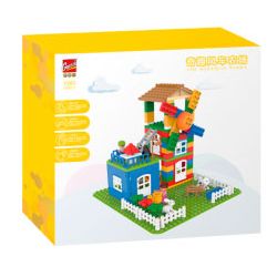 GOROCK 1060 TRANG TRẠI CỐI XAY GIÓ bộ đồ chơi xếp lắp ráp ghép mô hình Duplo Khối Lớn 149 khối