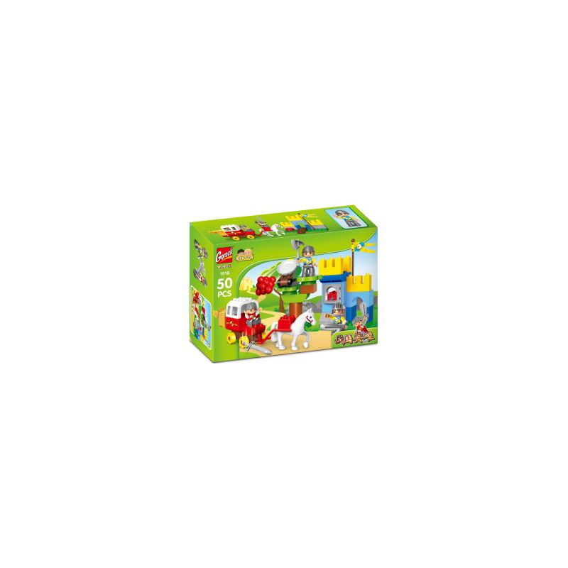 GOROCK 1016 ANH HÙNG THỜI CHIẾN QUỐC bộ đồ chơi xếp lắp ráp ghép mô hình Duplo Khối Lớn 50 khối