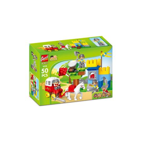 GOROCK 1016 ANH HÙNG THỜI CHIẾN QUỐC bộ đồ chơi xếp lắp ráp ghép mô hình Duplo Khối Lớn 50 khối