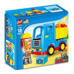 GOROCK 1029 XÂY DỰNG ĐÔ THỊ bộ đồ chơi xếp lắp ráp ghép mô hình Duplo Khối Lớn 18 khối