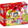 GOROCK 1042 NGÔI NHÀ BÚP BÊ THỜI TRANG bộ đồ chơi xếp lắp ráp ghép mô hình Duplo Khối Lớn 78 khối