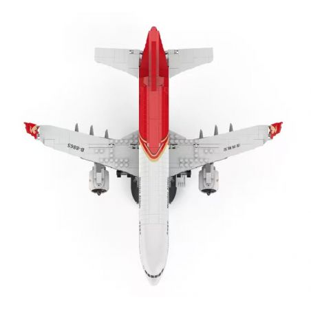 SHENZHEN AIRLINES ZH001 MẪU MÁY BAY CỦA HÃNG HÀNG KHÔNG THÂM QUYẾN THÀNH PHỐ A330-300 bộ đồ chơi xếp lắp ráp ghép mô hình City