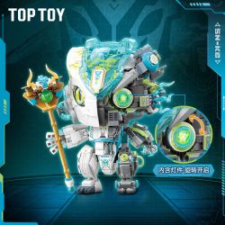 TOP TOY TC1828 1828 CON RẮN LINH HỒN XANH bộ đồ chơi xếp lắp ráp ghép mô hình CYAN SERPENT