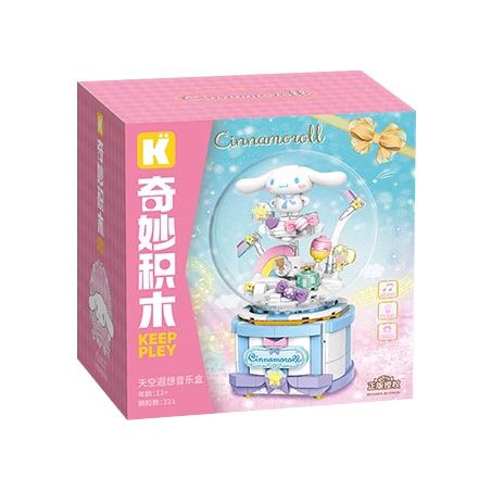 KEEPPLEY K20837 20837 GIA ĐÌNH SANRIO HỘP NHẠC SKY REVERIE bộ đồ chơi xếp lắp ráp ghép mô hình Movie & Game CINNAMOIOLL Phim Và Trò Chơi 321 khối
