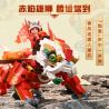 KEEPPLEY K19912 19912 RED FLAME MALE LION MECH bộ đồ chơi xếp lắp ráp ghép mô hình Creator Sáng Tạo 598 khối