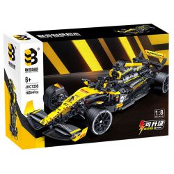 CO-CREATION JKC7205 7205 XE RENAULT F1 1:8 tỷ lệ 1:8 bộ đồ chơi xếp lắp ráp ghép mô hình Technic Kỹ Thuật Công Nghệ Cao Mô Hình Phương Tiện 1650 khối