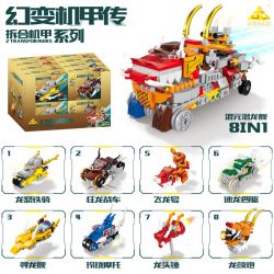 Kazi KY8120 8120 TRUYỀN THUYẾT VỀ PHANTOM MECHA HUNYUAN HIDDEN DRAGON SHIP 8 LOẠI THÁO RỜI VÀ LẮP RÁP bộ đồ chơi xếp lắp ráp ghép mô hình 330 khối
