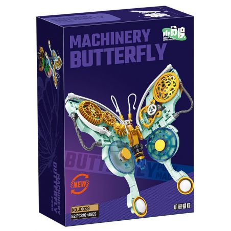 SMALL ANGLE JD029 BƯỚM CƠ KHÍ bộ đồ chơi xếp lắp ráp ghép mô hình MACHINERY BUTTERFLY 521 khối