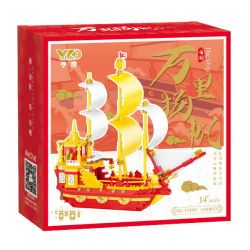 PRELIMINARY P1198 1198 THUYỀN BUỒM bộ đồ chơi xếp lắp ráp ghép mô hình Creator Sáng Tạo 1040 khối