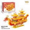 PRELIMINARY P1200 1200 THUYỀN RỒNG bộ đồ chơi xếp lắp ráp ghép mô hình Creator Sáng Tạo 3665 khối