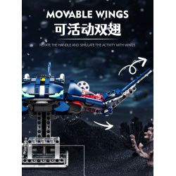 BEAUTY AND 13057 CÁ QUỶ CƠ bộ đồ chơi xếp lắp ráp ghép mô hình 966 khối