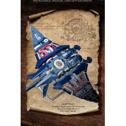 BEAUTY AND 13057 CÁ QUỶ CƠ bộ đồ chơi xếp lắp ráp ghép mô hình 966 khối