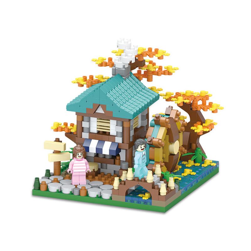 CO-CREATION 633 GIA ĐÌNH TIỂU KIỀU bộ đồ chơi xếp lắp ráp ghép mô hình 625 khối