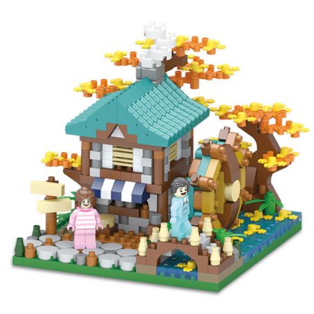 CO-CREATION 633 GIA ĐÌNH TIỂU KIỀU bộ đồ chơi xếp lắp ráp ghép mô hình 625 khối