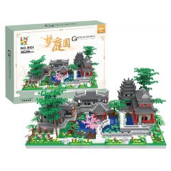 CO-CREATION 801 VƯỜN MƠ ƯỚC bộ đồ chơi xếp lắp ráp ghép mô hình 3628 khối