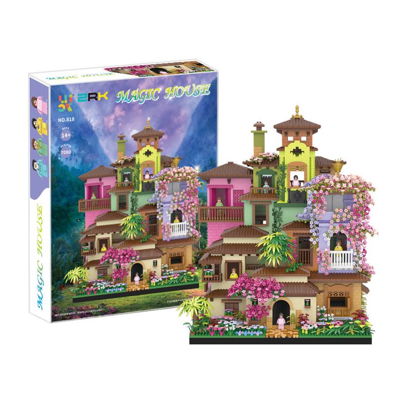CO-CREATION 818 CÂY MA THUẬT bộ đồ chơi xếp lắp ráp ghép mô hình 7080 khối