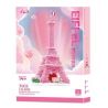 PRELIMINARY P1025 1025 THÁP PARIS TRONG SUỐT MÀU HỒNG bộ đồ chơi xếp lắp ráp ghép mô hình 1314 khối
