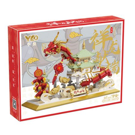 PRELIMINARY P1190 1190 LONG CUNG THIÊN bộ đồ chơi xếp lắp ráp ghép mô hình Creator Sáng Tạo 3218 khối