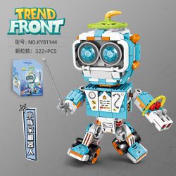 Kazi KY81144 81144 ROBOT GIA ĐÌNH XIAOCHEN bộ đồ chơi xếp lắp ráp ghép mô hình TREND FRONT 322 khối