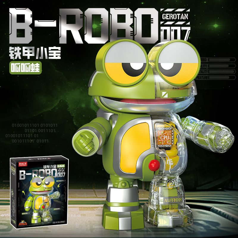 FEMIBOX S48007 48007 KHO BÁU NHỎ BỌC SẮT ẾCH KÊU XUYÊN THẤU MECHA bộ đồ chơi xếp lắp ráp ghép mô hình Movie & Game Phim Và Trò Chơi 865 khối