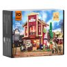 LUMIBRICKS FUNWHOLE F9044 9044 TÂY HOA KỲ BƯU ĐIỆN PHƯƠNG bộ đồ chơi xếp lắp ráp ghép mô hình Western OLD WEST POST OFFICE Trung Cổ 1692 khối