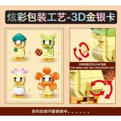 ZUANMA 117-6 CON VỊT PHIỀN PHỨC bộ đồ chơi xếp lắp ráp ghép mô hình UPSETDUCK 205 khối