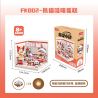 JAKI FK002 SUPER TOWN PANDA WOW CAKE STACKING HOUSE bộ đồ chơi xếp lắp ráp ghép mô hình PANDA'S DESSERT SHOP