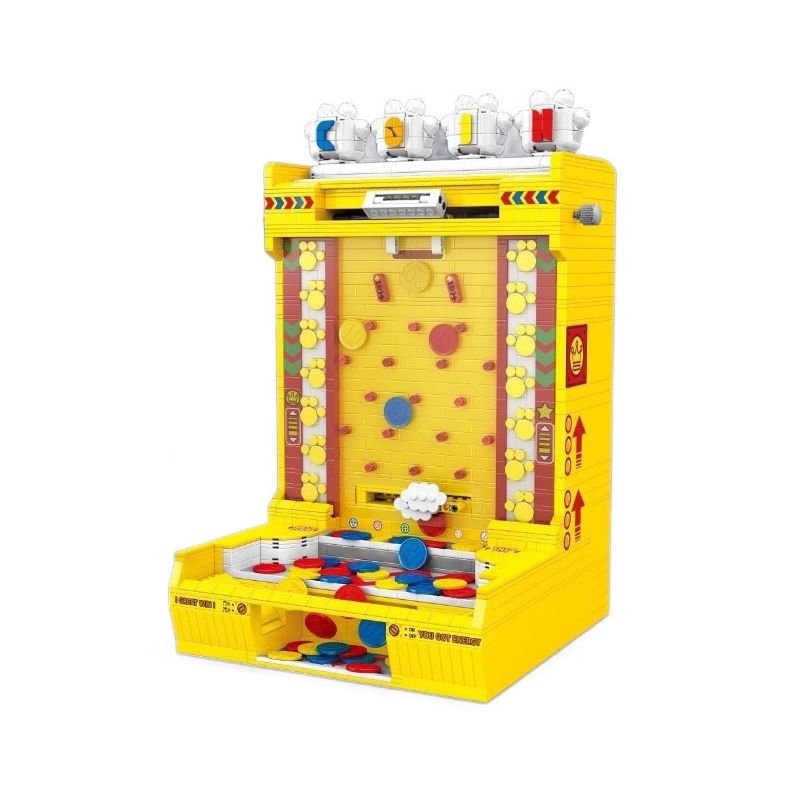 SMALL ANGLE JD044 MÁY ĐẨY ĐIỆN bộ đồ chơi xếp lắp ráp ghép mô hình Creator COIN PUSHER Sáng Tạo 2093 khối