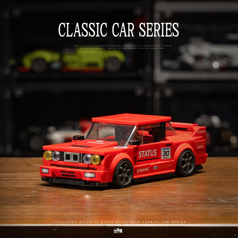 SMALL ANGLE JD066 BMW E30 bộ đồ chơi xếp lắp ráp ghép mô hình Speed Champions Racing Cars Đua Xe Công Thức 302 khối