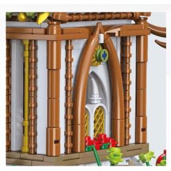 BAKA TECHNOLOGY 33238 CÁC QUÁN RƯỢU YÊU TINH bộ đồ chơi xếp lắp ráp ghép mô hình The Lord Of The Rings THE ELVEN TAVERN Chúa Nhẫn 2867 khối