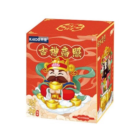 KAIDO KD99088 99088 THẦN MAY MẮN GAO ZHAO GIÀU CÓ bộ đồ chơi xếp lắp ráp ghép mô hình Creator Sáng Tạo