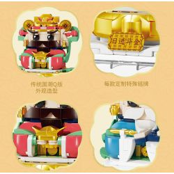 KAIDO KD99088 99088 THẦN MAY MẮN GAO ZHAO GIÀU CÓ bộ đồ chơi xếp lắp ráp ghép mô hình Creator Sáng Tạo