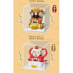 KAIDO KD99099 99099 THẦN MAY MẮN GAO ZHAO NGÔI SAO bộ đồ chơi xếp lắp ráp ghép mô hình Creator Sáng Tạo