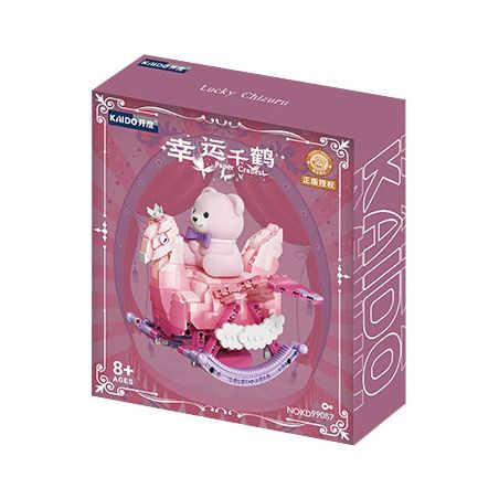 KAIDO KD99057 99057 GẤU BÔNG LẮC TROJAN LUCKY QUISHE bộ đồ chơi xếp lắp ráp ghép mô hình ROCKING HORSE