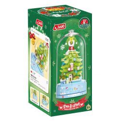 JAKI LK001 LK002 CÂY THÔNG NOEL SNOWFALL HỘP NHẠC GIÁNG SINH STARLIGHT bộ đồ chơi xếp lắp ráp ghép mô hình Creator Sáng Tạo