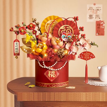 LOZ 1965 RẤT VUI ĐƯỢC CHÀO ĐÓN SƯ TỬ NIỀM BAN PHƯỚC CHO CON bộ đồ chơi xếp lắp ráp ghép mô hình Creator Sáng Tạo 1082 khối