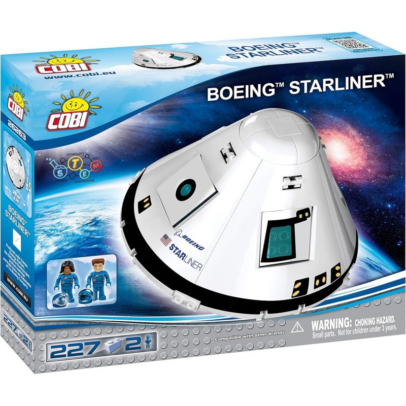 COBI 26263 MÁY BAY CHỞ KHÁCH GIỮA CÁC VÌ SAO BOEING bộ đồ chơi xếp lắp ráp ghép mô hình City BOEING STARLINER Thành Phố 227 khối